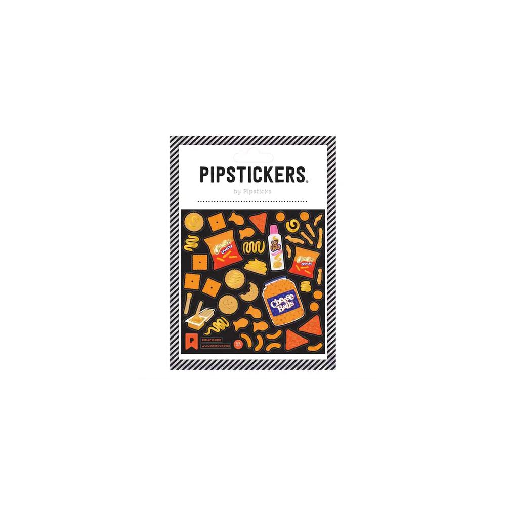 Pipsticks, Stickers, Art & School, 4"x4", Feelin' Cheesy, 768029